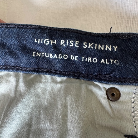Universal Thread Women's High Rise Skinny Jeans Dark Wash Indigo 14 Western - Picture 7 of 15